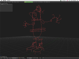 A work in progress screenshot of Trent's Devil Guy. Image 10