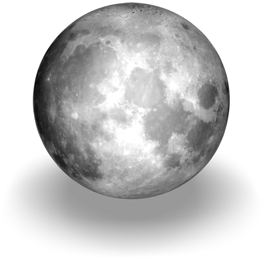 An icon of the Moon, 512 x 512