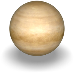 An icon of the planet Venus, 256 x 256